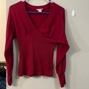 Body Central Red Top SZ M
